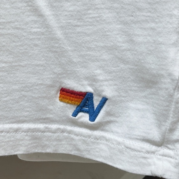 Classic Aviator Nation White Embroidered Logo L/XL Polo - Picture 3 of 3